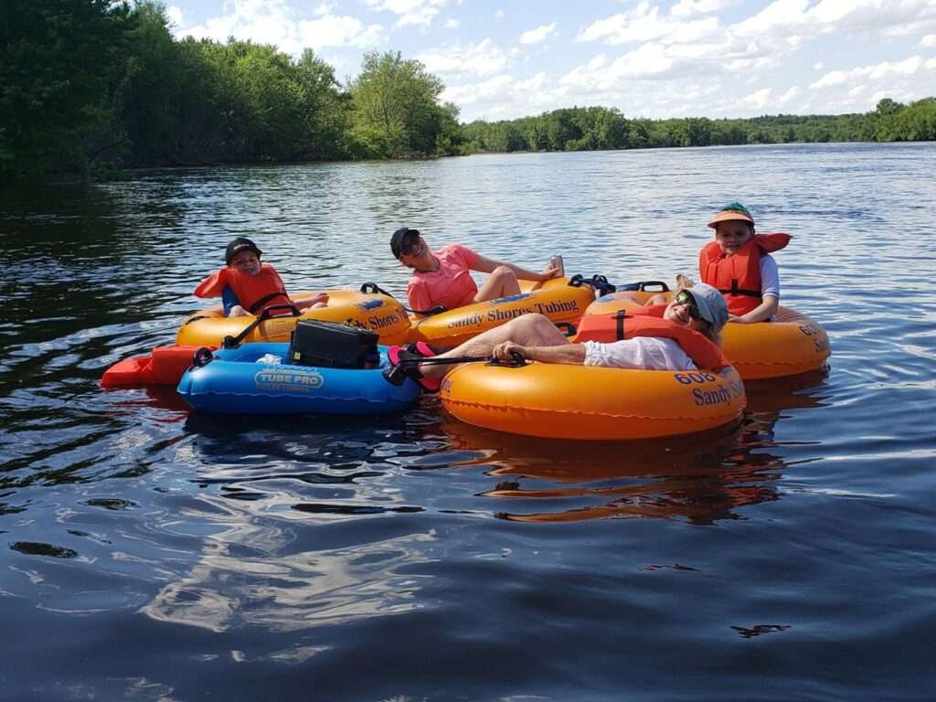 Tubing On The Hudson River