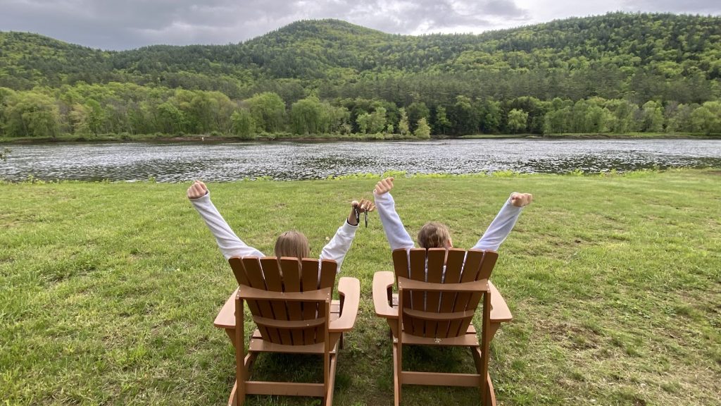 Sitting Riverside At 1000 Acres Ranch